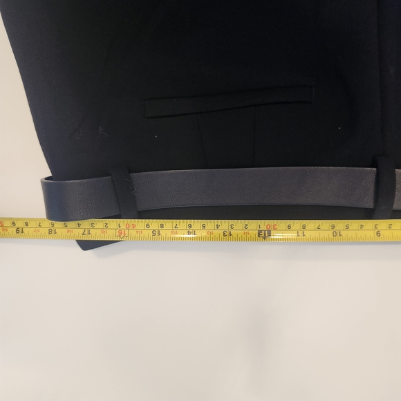 Chic Wide Leg Work Pants – Ricki’s Black Dress Pants w/ Belt | Size 14 - Picture 6 of 12